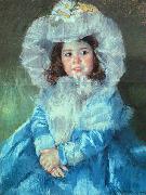Mary Cassatt Margot in Blue oil painting picture wholesale